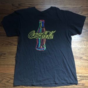 Coca-Cola Neon Sign Shirt Size Large